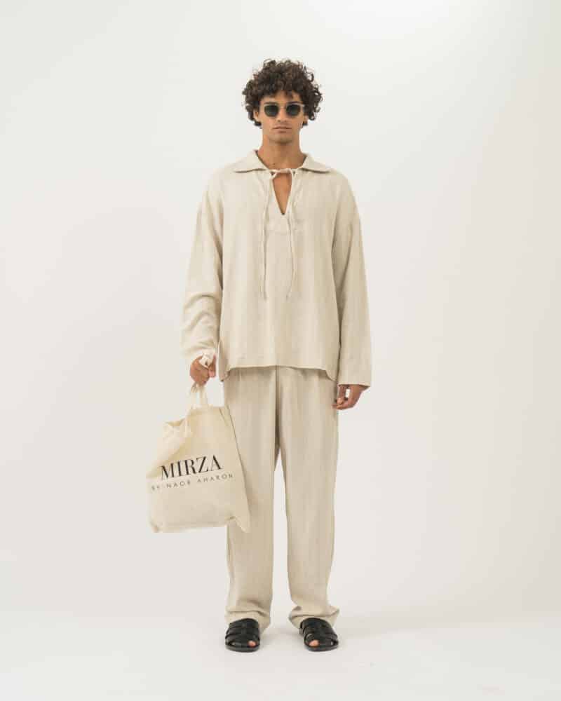 ⁦Linen copa shirt⁩ – תמונה ⁦2⁩