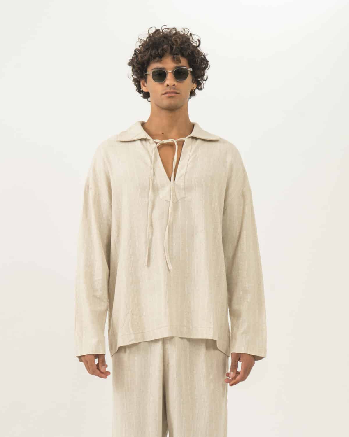 Linen copa shirt