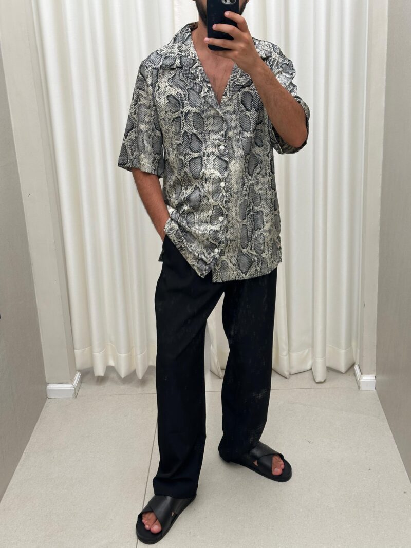 ⁦Snake Print Shirt⁩ – תמונה ⁦3⁩