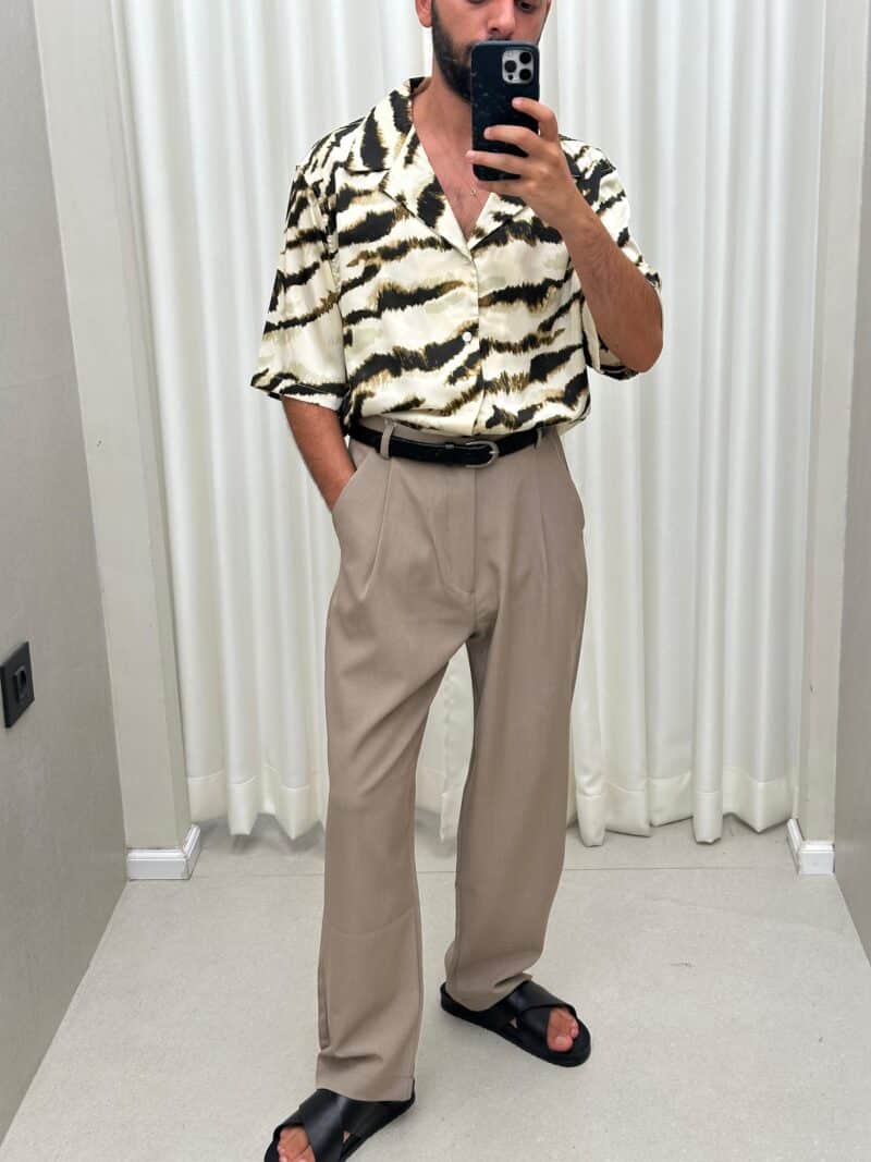 ⁦Tiger Print Shirt⁩ – תמונה ⁦4⁩
