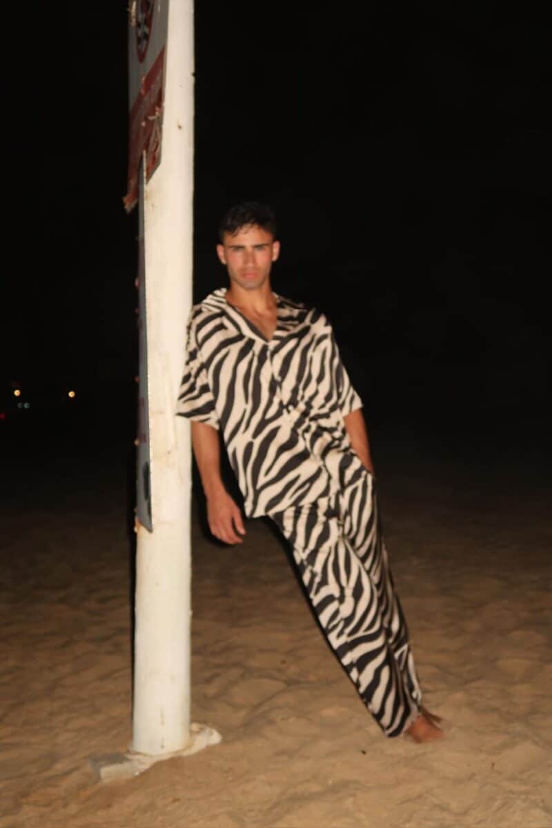 ⁦Zebra Print Pants⁩ – תמונה ⁦3⁩
