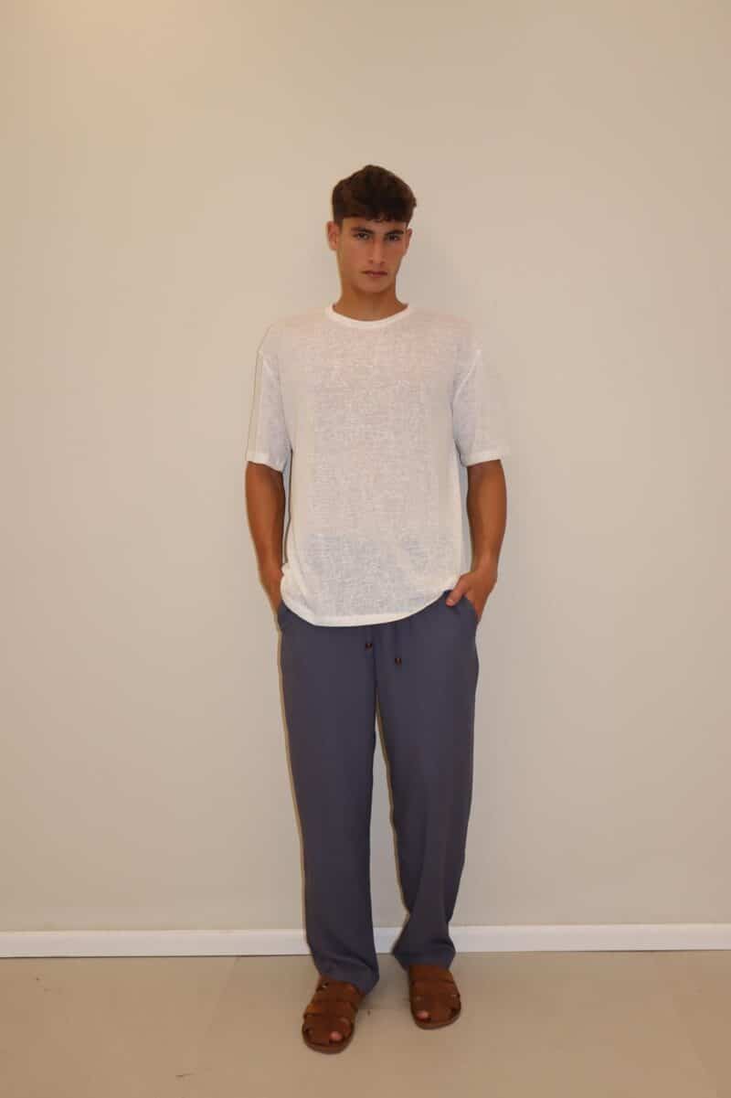 ⁦Classic Linen Pants⁩ – תמונה ⁦2⁩