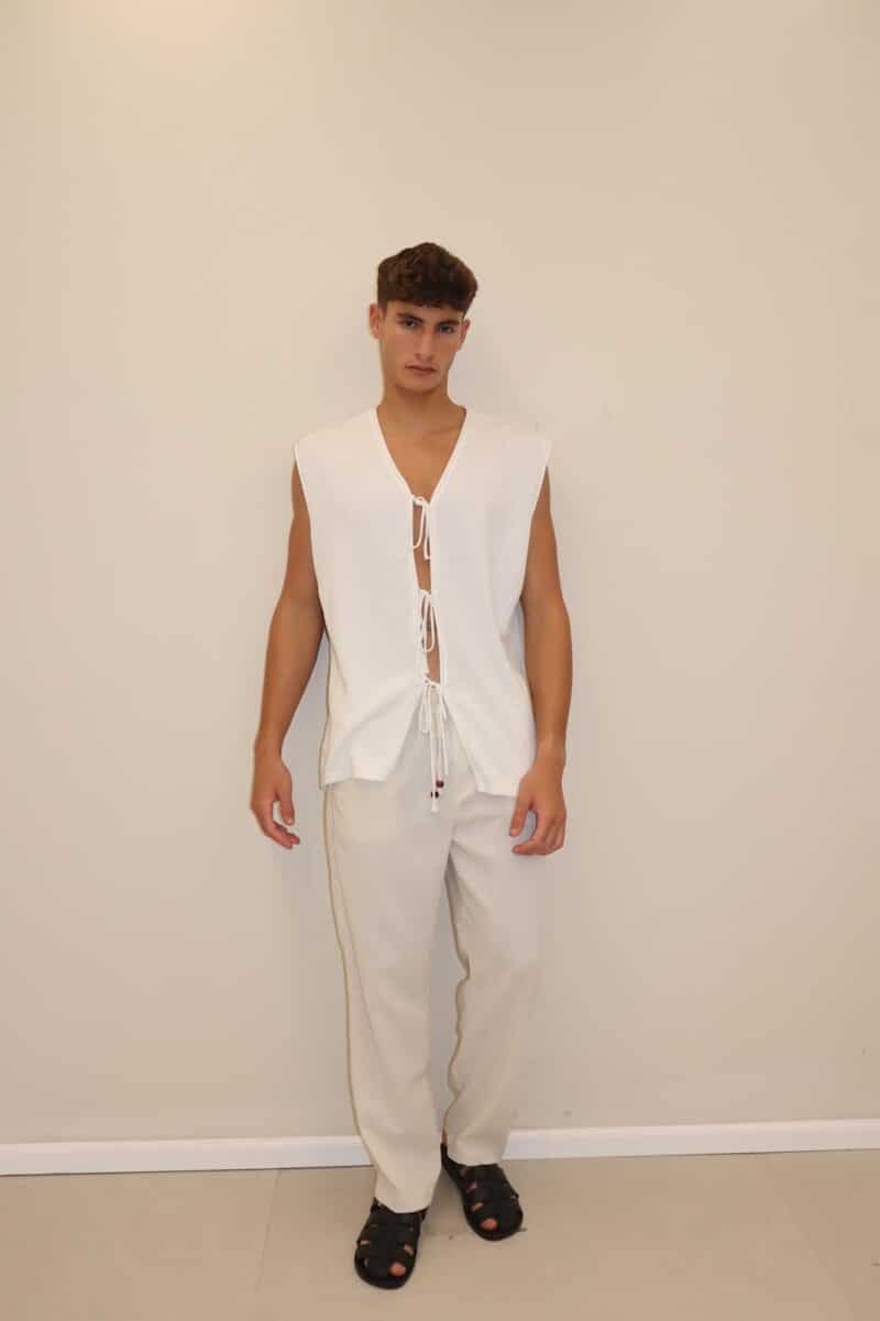 ⁦Classic Linen Pants⁩ – תמונה ⁦9⁩