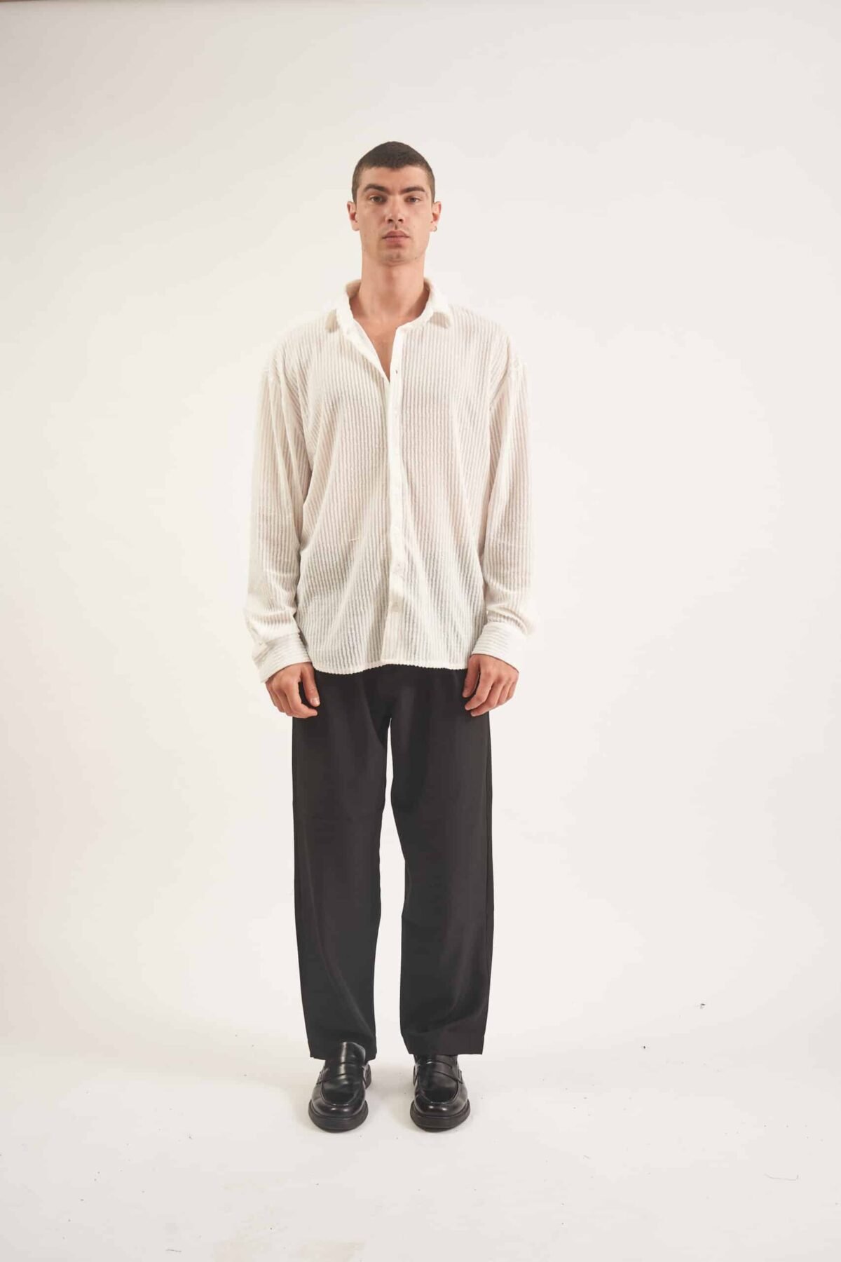 Button Knit Shirt