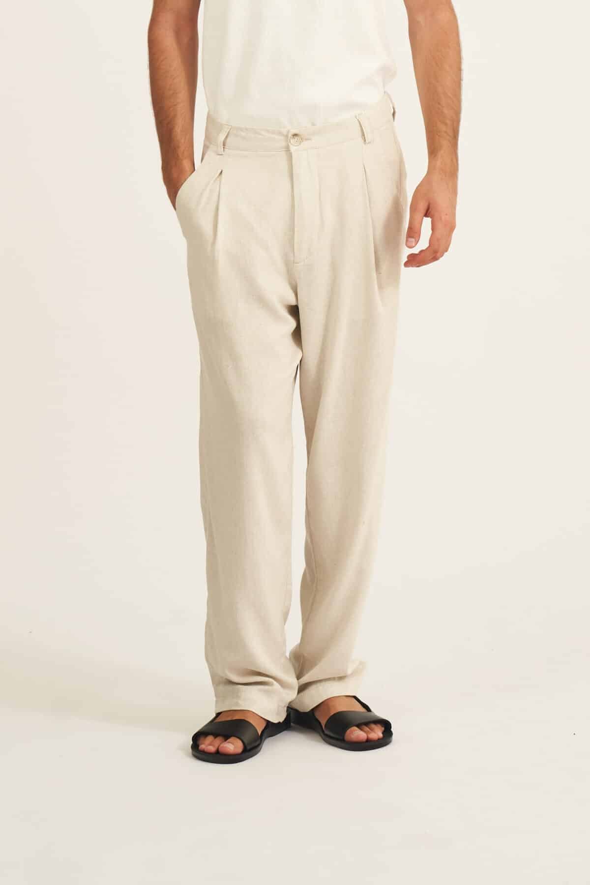 James Linen Pants