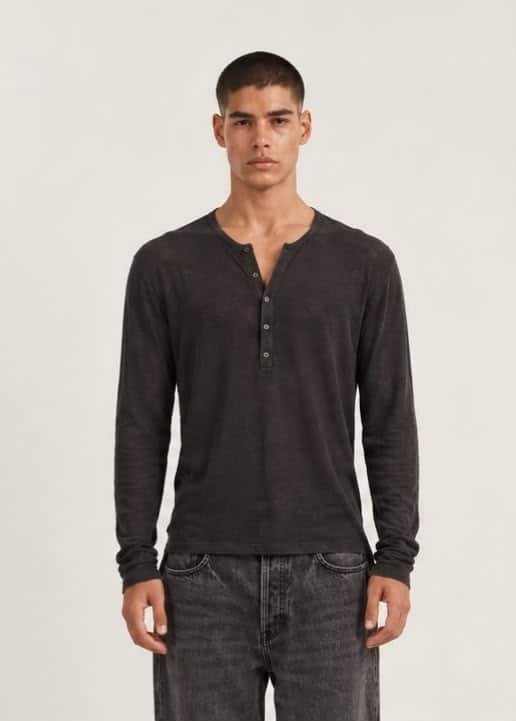 Soft Button Knit