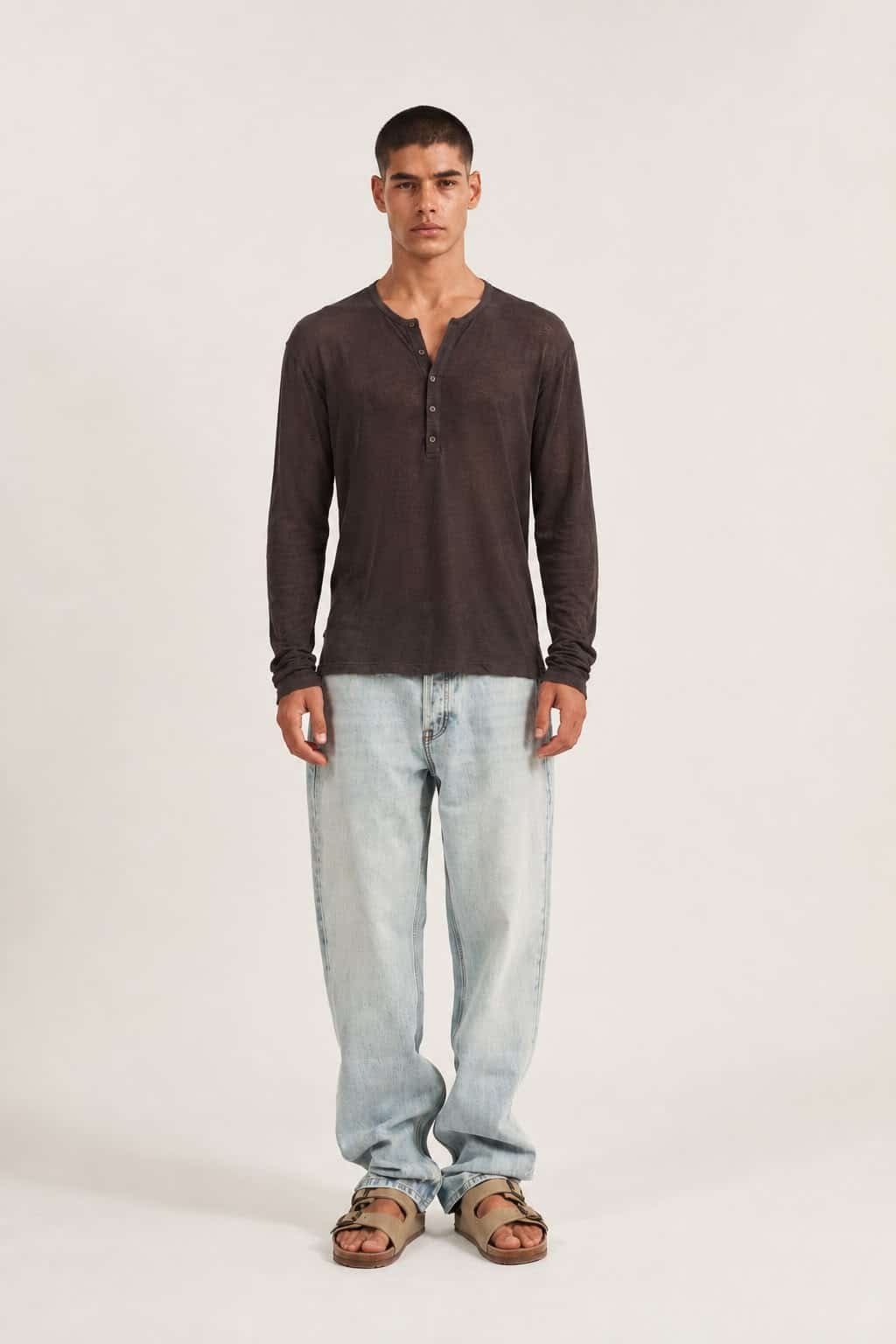Soft Button Knit
